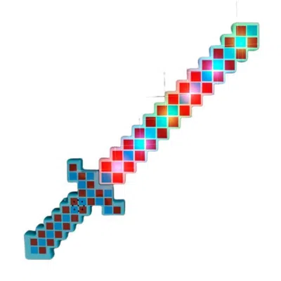 Blinkee Light Up Mini Pixelated Gamer Sword For Halloween