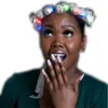 Blinkee Light Up Princess Rosebud Flower Crown Multi Color