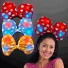 Blinkee Light Up Soft Bow Headband, Assorted Color