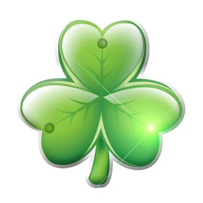 Blinkee Luck Of The Irish Shamrock Flashing Body Light Lapel Pins