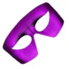 Blinkee Mardi Gras Masquerade Non-light Up Metallic Mask For Men &women Purple