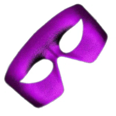 Blinkee Mardi Gras Masquerade Non-light Up Metallic Mask For Men &women Purple