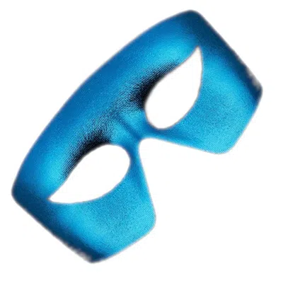Blinkee Masquerade Blue Non-light Up Metallic Mask Mardi Gras