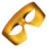 Blinkee Masquerade Gold Non-light Up Metallic Mask Mardi Gras