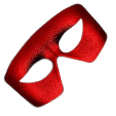 Blinkee Masquerade Red Non-light Up Metallic Mask Mardi Gras