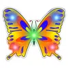 Blinkee Mood Butterfly Flashing Body Light Lapel Pins
