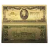 Blinkee New 20 Dollar Bill 24k Gold Art Collectibles Plated Fake Banknote Currency For Decoration