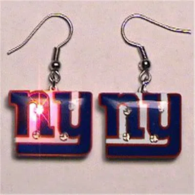 Blinkee New York Giants Pierced Flashing Earrings