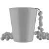 Blinkee Non Light Up White Shot Glass On White Beaded Necklace
