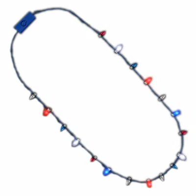 Blinkee Patriotic 4th Of July Mini Bulb Necklace