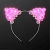 Blinkee Pink Led Lace Cat Animal Ears Headband