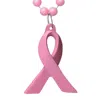 Blinkee Pink Ribbon Beaded Necklace - Pack Of 12