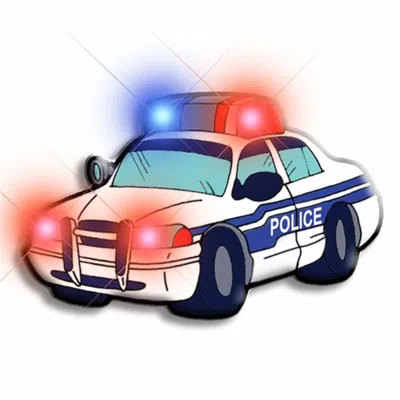 Blinkee Police Car Flashing Body Light Lapel Pins