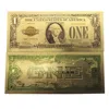 Blinkee Premium Replica 1 Dollar Paper Money Bill 24k Gold Plated Fake Currency Banknote Art Commemorative C