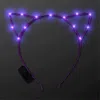 Blinkee Purple Led Kitty Cat Ear Headband