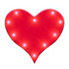 Blinkee Red Heart Flashing Body Light Lapel Pins
