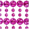 Blinkee Round Disco Bead Necklace, Pink - Pack Of 12