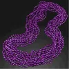 Blinkee Round Disco Bead Necklace, Purple - Pack Of 12