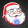 Blinkee Santa Claus Flashing Body Light Lapel Pins In Multi