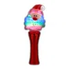 Blinkee Santa Clause Christmas Wand With Snowball Spinning Lights