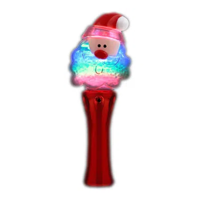 Blinkee Santa Clause Christmas Wand With Snowball Spinning Lights