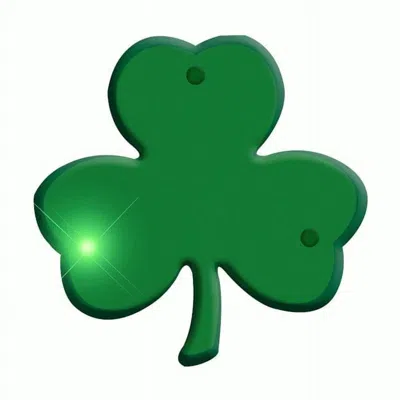Blinkee Shamrock Flashing Body Light Lapel Pins