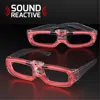 Blinkee Sound Activated Glasses Red