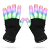 Blinkee Stripes Leds Black Gloves Multi Color