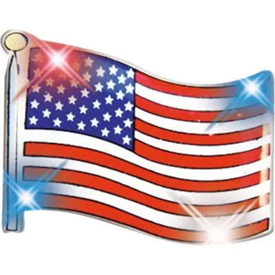 Blinkee Usa Flag Flashing Body Light Lapel Pins