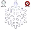 Blinkee White Snowflake Led Acrylic Necklace