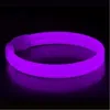 Blinkee Wide Glow Stick 8 In. Bracelet Purple - Pack Of 30