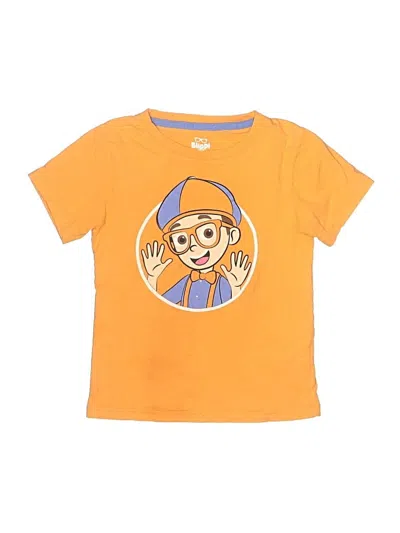 Pre-owned Blippi Kids' Short Sleeve T-shirt In Gold