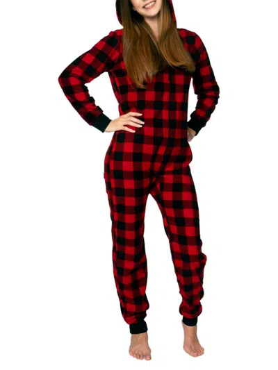 Blis Babies' Women's Buffalo Check Onesie In Red