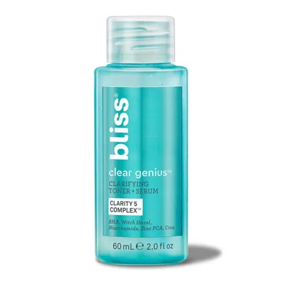 Bliss Clear Genius Toner + Serum Travel Mini In White