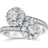 Bliss Diamond 1 1/2 Ct Diamond Forever Us 2-stone Anniversary Ring Gold Lab Grow