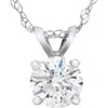 Bliss Diamond 1 1/4ct Lab Grown Diamond Round Solitaire Pendant 14k Gold In 14k White Gold