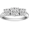 Bliss Diamond 1 3/4 Ct Three Stone Diamond Engagement Ring 10k Gold Lab Grown In 10k White Gold