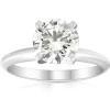 Bliss Diamond 1 3/4ct Solitaire Diamond Platinum Engagement Ring Lab Grown In Platinum