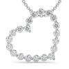 Bliss Diamond 1 Ct Diamond Heart Pendant Necklace