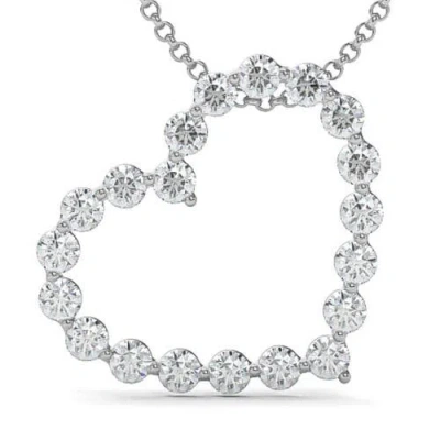 Bliss Diamond 1 Ct Diamond Heart Pendant Necklace