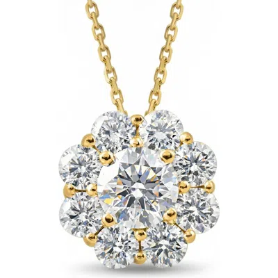 Bliss Diamond 1 Ct Diamond Pendant 10k Gold Necklace