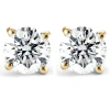 Bliss Diamond 1 Ct. T.w. Natural Diamond Studs 14k Or Gold In Yellow Gold