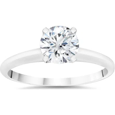 Bliss Diamond 1/2ct Lab Grown Diamond Solitaire Engagement Ring 14k Gold In Silver