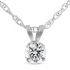 Bliss Diamond 1/3ct Lab Grown Diamond Round Solitaire Pendant 14k Gold In 14k White Gold