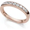 Bliss Diamond 1/4ct Diamond Channel Set Wedding Stackable Band 14k Gold Or Platinum Lab Grown