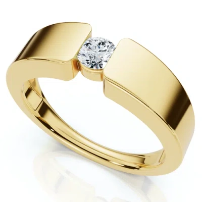 Bliss Diamond 1/4ct Diamond Solitaire Wedding/anniversary Ring 14k Gold Or Pt Lab Grown