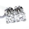 Bliss Diamond 14k White Gold 1 Ct Tdw Lab Created Eco Friendly Diamond Studs In 14k White Gold