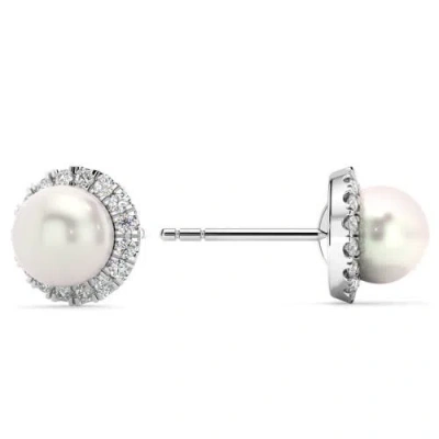 Bliss Diamond 14k Gold Earrings Lab Grown In 14k White Gold