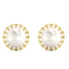 Bliss Diamond 14k Gold Earrings Lab Grown In 14k Yellow Gold