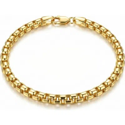 Bliss Diamond 14k Gold Filled 3.5-mm Round Box Link Chain Bracelet